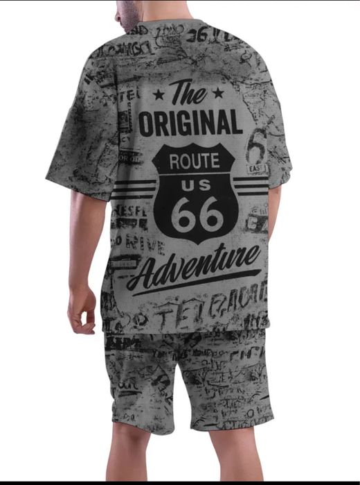 Мъжки комплект - тениска и къси панталони, пет различни модела