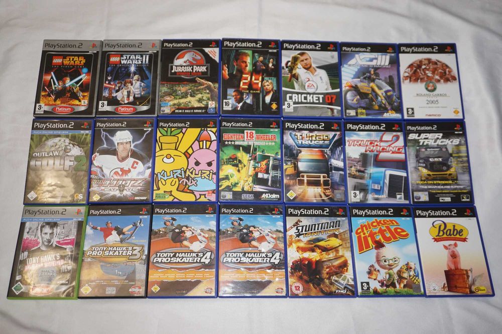 Лот от 254 игри за PS2 God Of War 2/Okami/Crash/GTA San Andreas/