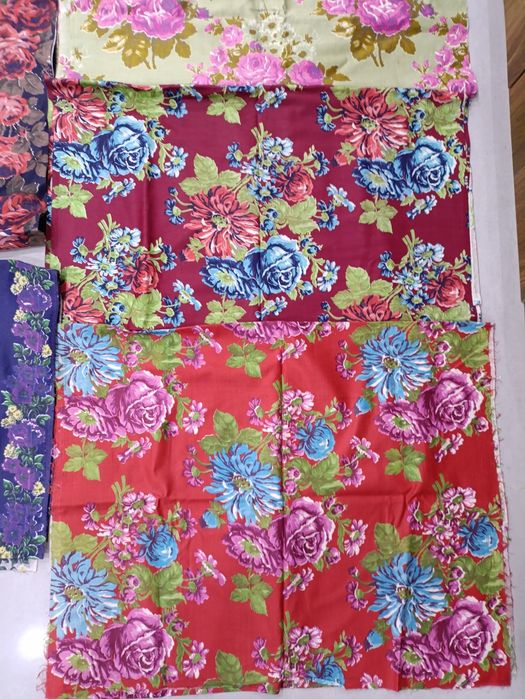 Ткани хлопок 100 процентов СССР советские 70х годов