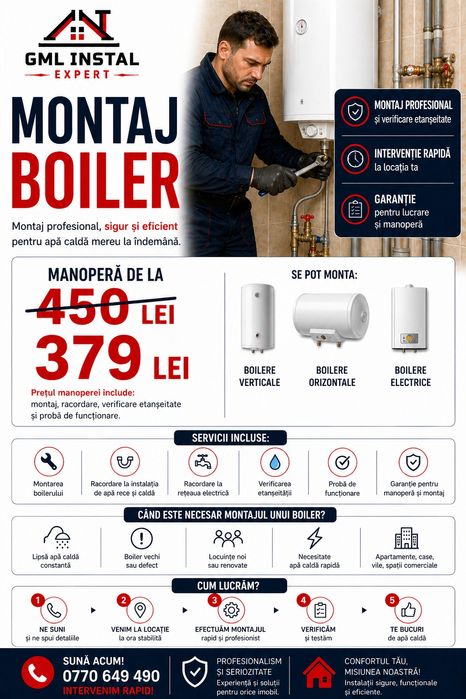 Instalator sanitar București