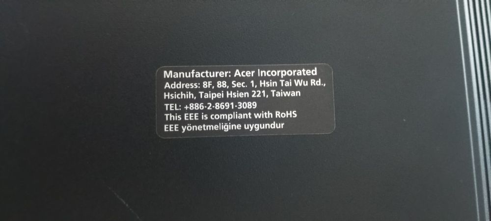 Монитор Асер 60гц