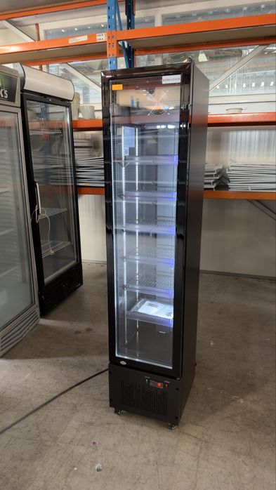 НОВА ! SLIM Хладилна витрина  KUHLSTEIN | 168 Л | NO FROST | LED | 6 РАФТА