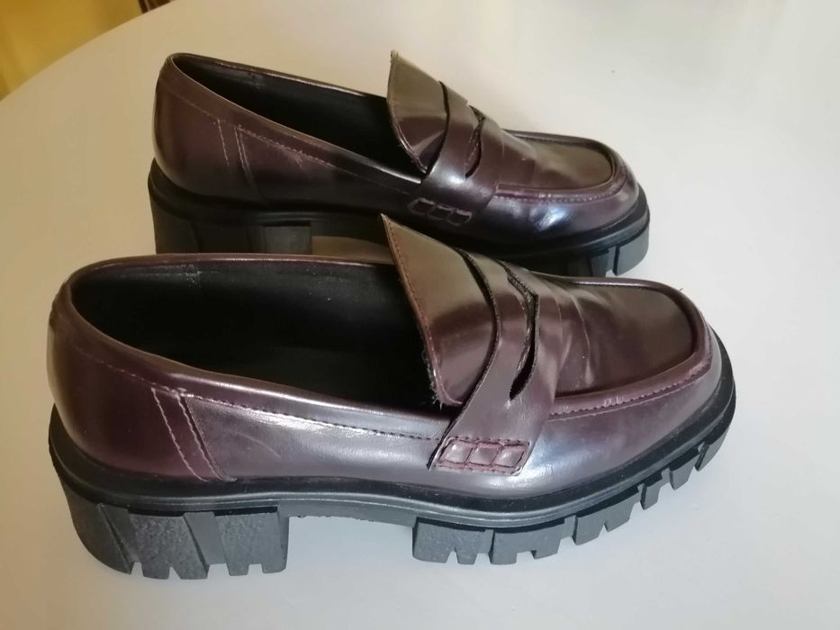 Дамски обувки Marco Tozzi бордо – размер 36, перфектно състояние