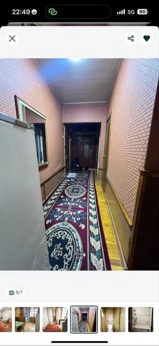 Аренда 2 хонали массив Тузель 1, Крестик, дока Хлеб