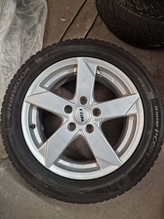 5х112 16 цола джанти Rial със зимни гуми  205/55R16 VW/Audi/Seat/Skoda