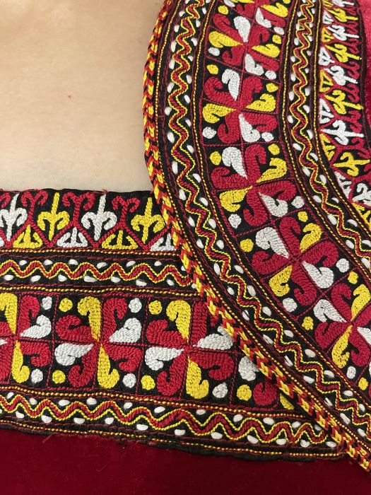 Туркменское бархатное платье