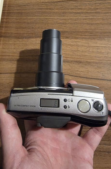 Olympus Superzoom 140s Aparat Foto Film Camera Point & Shoot Drumetie