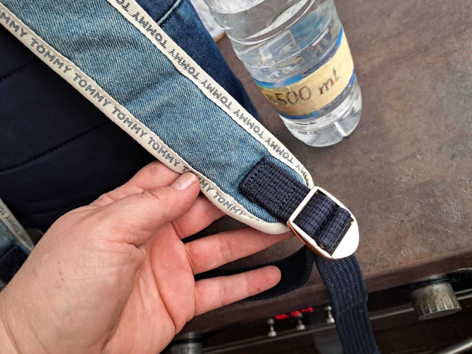 дамска раница.малка дънкова чанта,раничка,Tommy Hilfiger