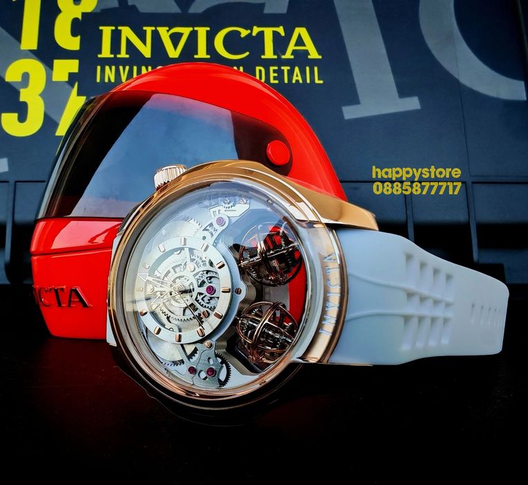 часовник INVICTA Specialty Skeleton Rose Gold 46 mm, Инвикта нов