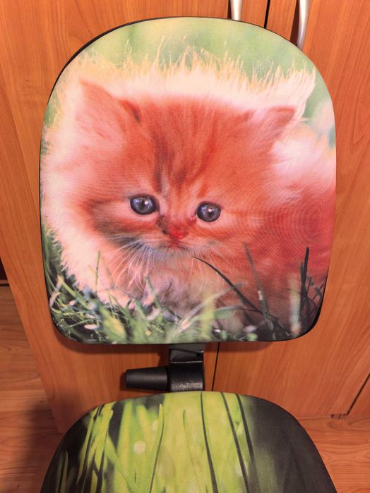 Детски стол - Коте. Красив и интересен.