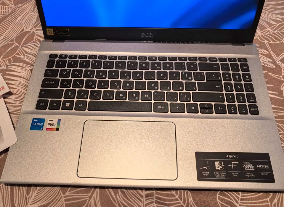 Acer Aspire 3 Intel i5 1235u, 16GB DDR4, 512GB Nvme с Гаранция