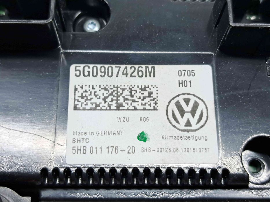 Panou comanda clima Volkswagen Golf 7 (5G) [Fabr 2014-prezent] 5G0907