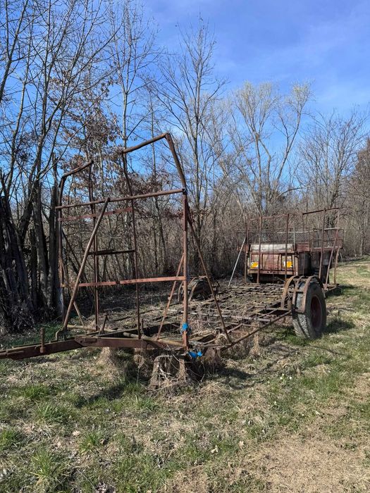 Tractor650 transportor mare/mic remorca basculanta desfacatoare porumb