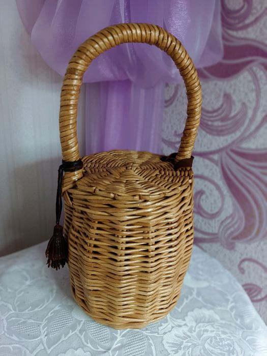 Сумочка Биркин плетеная