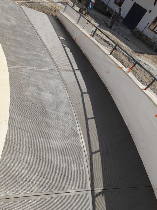 Beton amprentat .Beton elicopterizat .rampe carabile