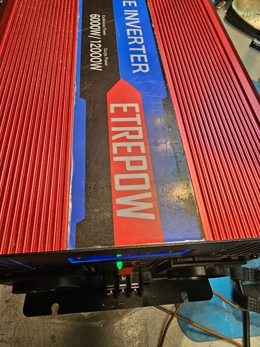 Etrepow 6000W 12000W peak 24v unda pura cu telecomanda