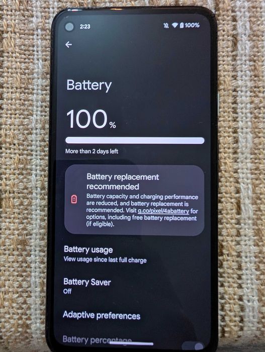 телефон Google Pixel 4a