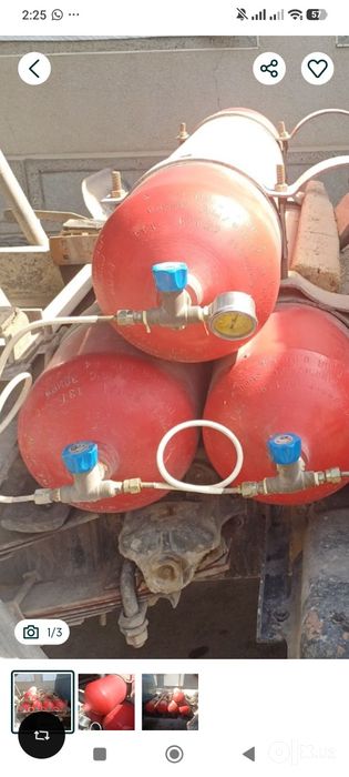 Метан газ балон 50 талик тарпеда сураган учун