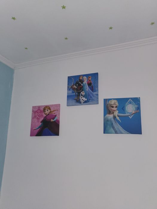 Perdea, lustra și tablouri Frozen