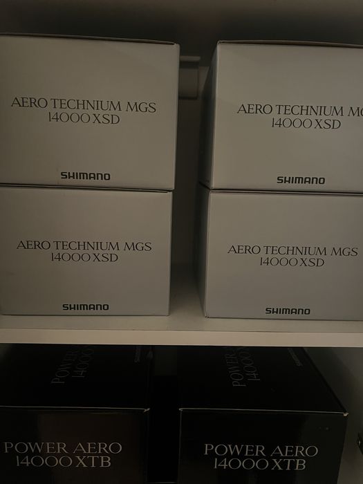 Mulinete Shimano Aero Tehnium Mgs 14000 xsd-2 buc-Sigilate 2025