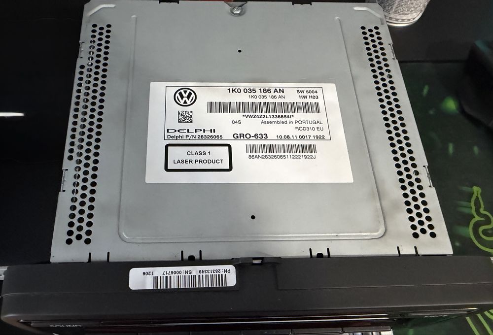 Radio CD original Volkswagen RCD310 – cod 1K0035186AN