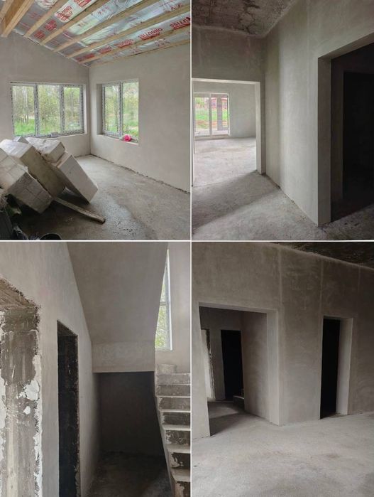 Штукатурка стен под маяк