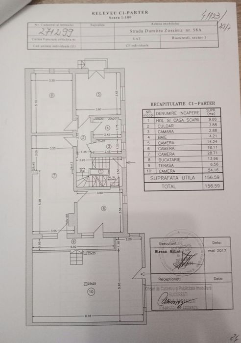 VILĂ  de vînzare 356 MP UTILI | 11 camere | TEREN 350 MP | 498 MP construiți  DOMENII – ARCUL DE TRIUMF