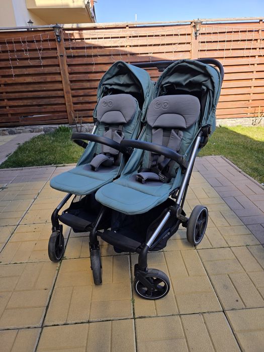Carucior gemeni EasyGo Echo ultrapliabil
