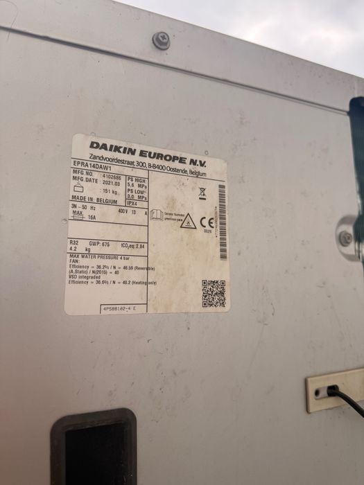 Pompă de căldură premium Daikin Altherma 3 H HT 14kW / 500L/ Trifazata – Montată, Functionala