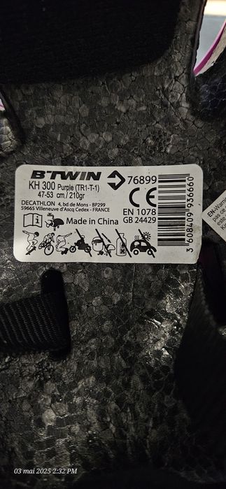 Casca Btwin  47-53 cm