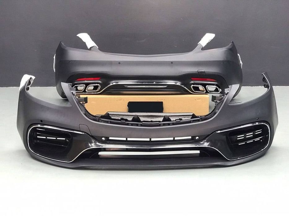 Facelift предна броня S63AMG за W222 Mercedes фарове решетка