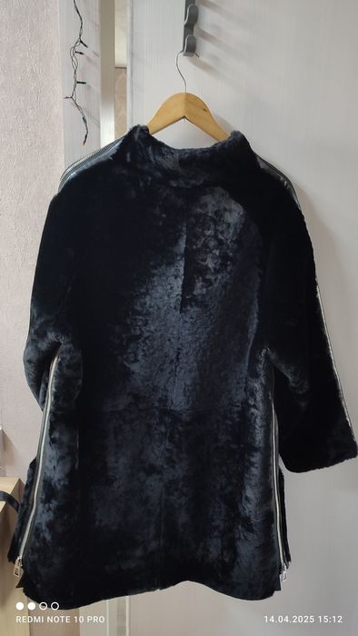 Шуба мутон черная, новая