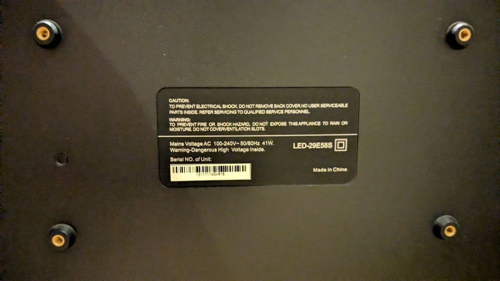 Samsung LED-29E58S, 29″