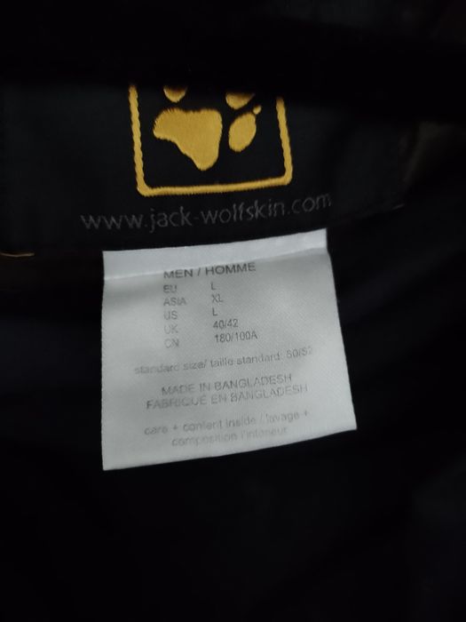 Jack wolfskin down (пухено) яке. Olive Drab