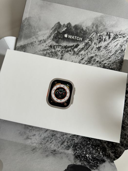 Apple Watch Ultra Titanium Case Green Alpine Loop 49MM/M