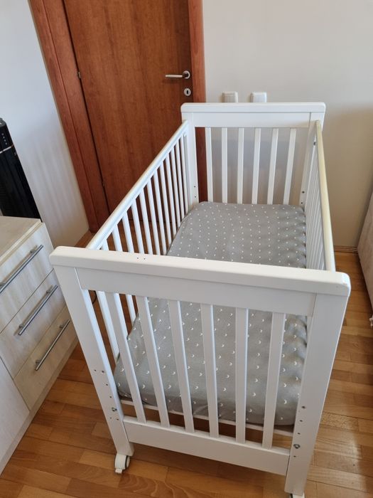 Treppy Pat co-sleep 120x60 cu laterala culisanta si roti Dreamy Plus 2