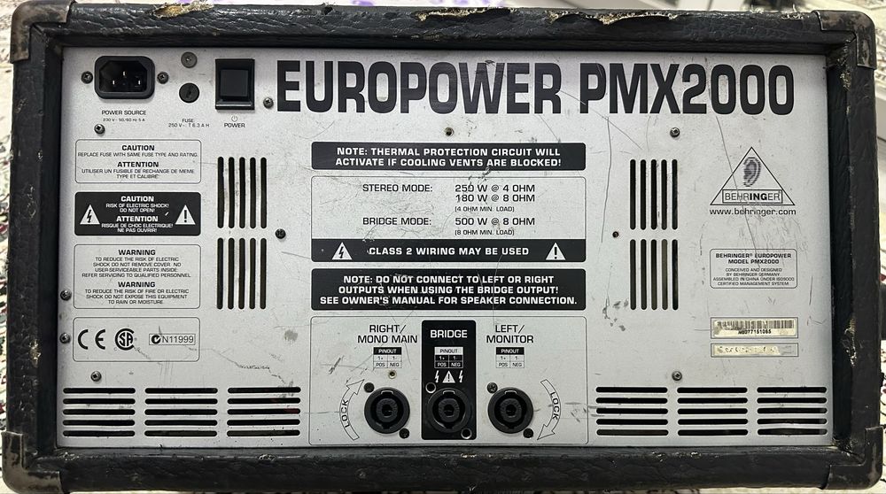 Усилитель Behringer 3в1