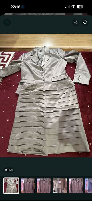 Rochie eleganta pt nunta din dantela +costumas  elegant L,XL