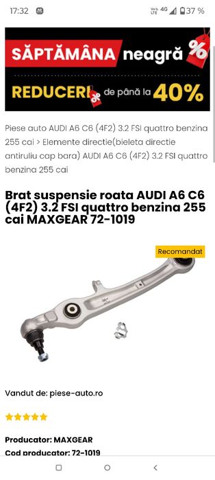 Brat audi a6 detalii in poze