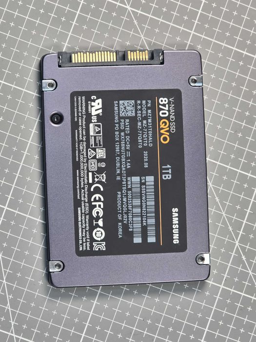 SSD Samsung 870 QVO 1TB – SATA 2.5 inch 100% ORIGINAL !