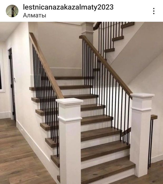 Изготовление деревянных лестниц.