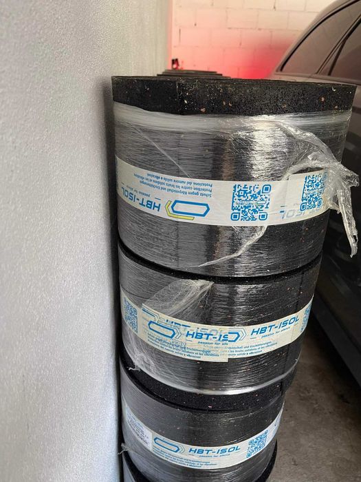 Separator acustic pentru sub si pe zidarie din granulat  ISONOVA