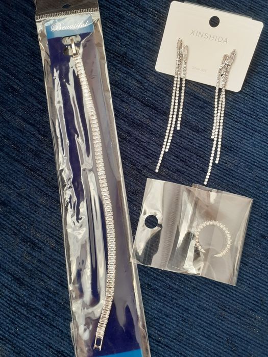 Гривна, обеци и пръстен за официален повод