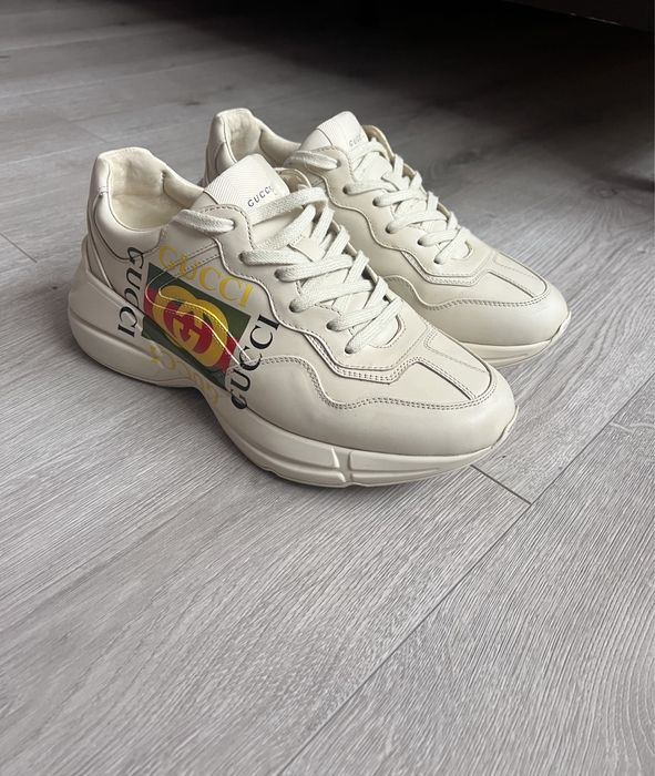 Gucci Rhyton Logo Ivory