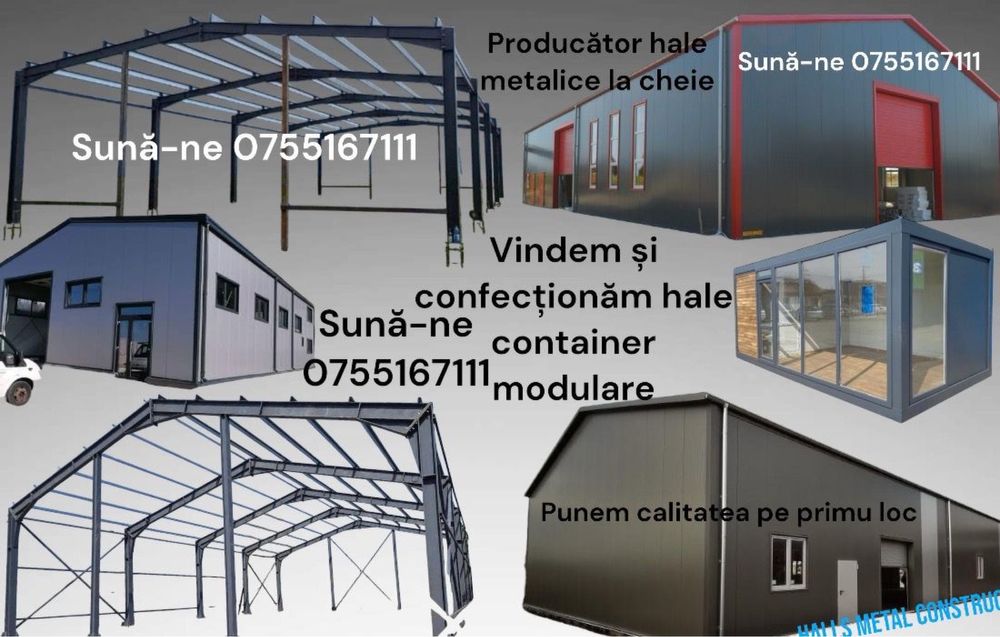 Vand hale metalice confectii metalice pret de producator
