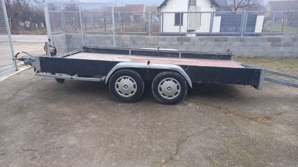 Remorca 2500kg platforma trailer utilaje