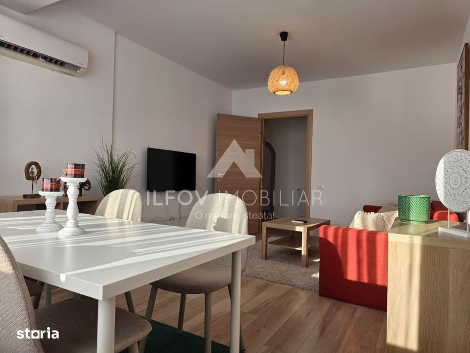 Apartament sptios Otopeni, parcul Unirii, utilat si mobilat. bloc cu l — fotografia 1