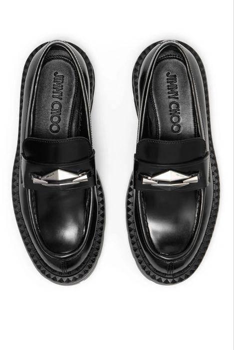 Jimmy Choo мъжки кожени лофери – черни