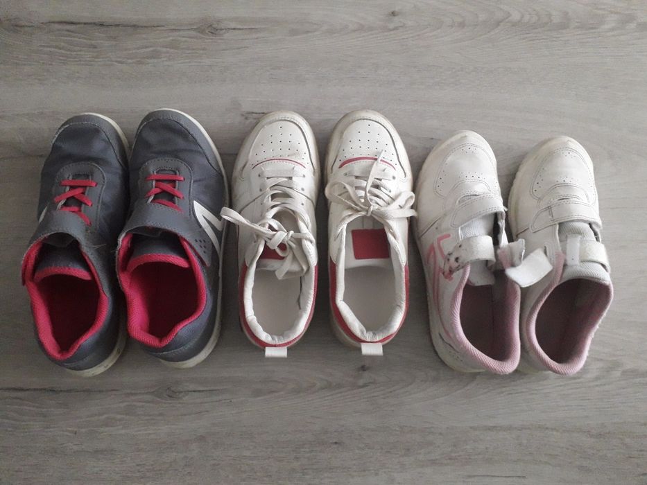 3 чифта маратонки за момиче 36 номер за 15 лв