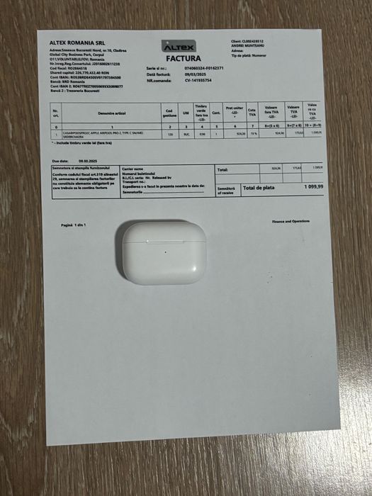 Airpods 2 pro 2022 cu mod anc